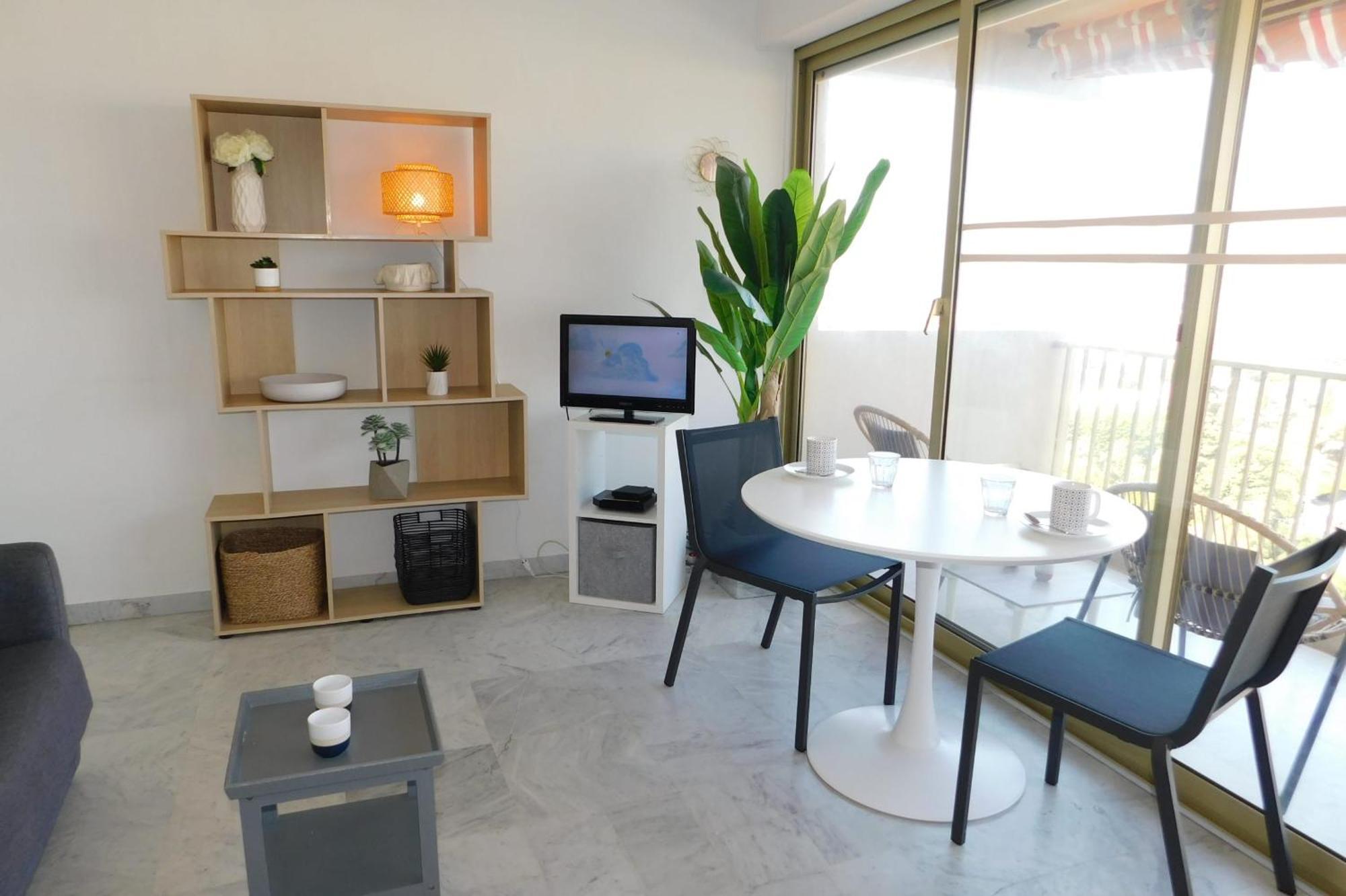 Appartement Charming T2 Eden Park With Swimming Pool Private Parking à Juan-les-Pins Extérieur photo